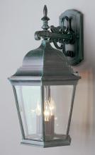  51002 BC - Classical Collection, Traditional Metal and Beveled Glass, Armed Wall Lantern Light